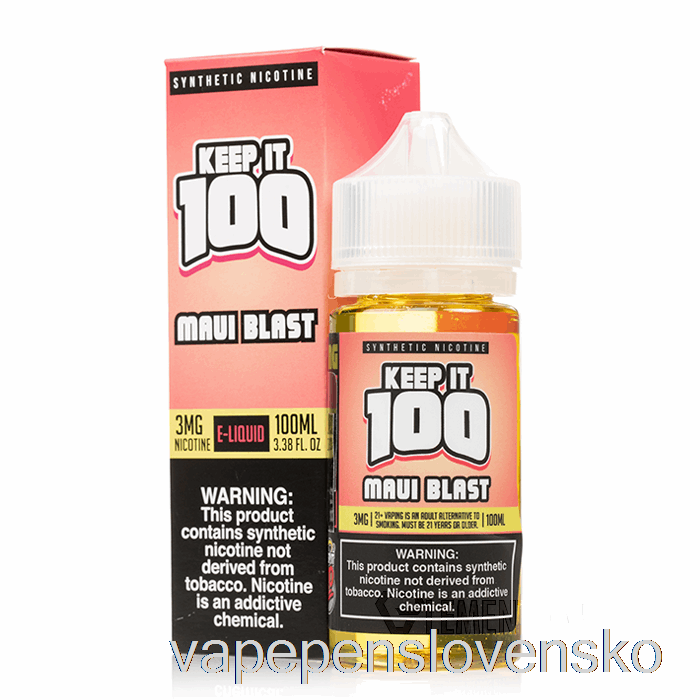 Maui Blast - Keep It 100 E-liquid - 100 Ml 0mg Vape Cigareta